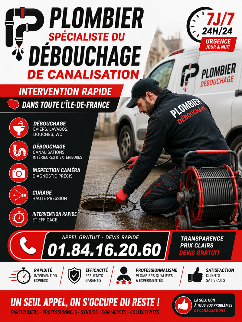 Debouchage Canalisation Ivry sur Seine
